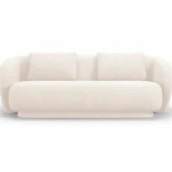 Sale Mazzini Sofas Canapé Linden Chenille 2 Places beige clair - 169x102x72 cm