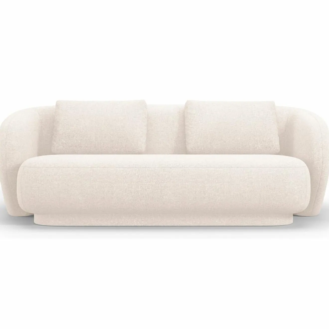 Sale Mazzini Sofas Canapé Linden Chenille 2 Places beige clair - 169x102x72 cm