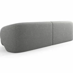 Mazzini Sofas Canapé Linden Chenille 4 Places gris foncé - 304x102x72 cm