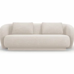 Hot Mazzini Sofas Canapé Linden Chenille 2 Places beige - 169x102x72 cm
