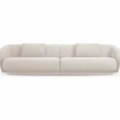 Mazzini Sofas Canapé Linden Chenille 4 Places beige - 304x102x72 cm