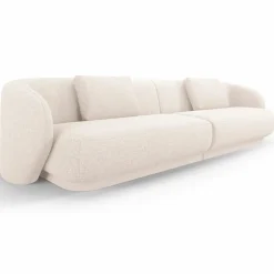 Online Mazzini Sofas Canapé Linden Chenille 4 Places beige clair - 304x102x72 cm