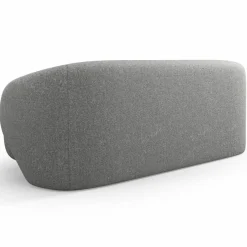 Outlet Mazzini Sofas Canapé Linden Chenille 2 Places gris foncé - 169x102x72 cm