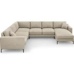 Online Mazzini Sofas Canapé Panoramique gauche Venus 6 Places beige - 326x236x90 cm
