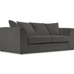 Mazzini Sofas Canapé Quince 3 Places gris foncé - 182x92x80 cm