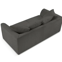 Mazzini Sofas Canapé Quince 3 Places gris foncé - 182x92x80 cm