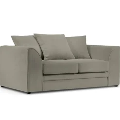 Online Mazzini Sofas Canapé Quince Velours côtelé 2 Places gris clair - 150x92x80 cm