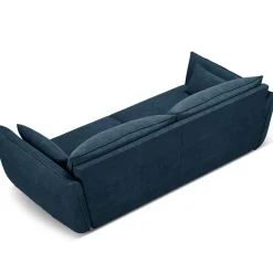 Sale Mazzini Sofas Canapé Vanda 3 Places bleu roi - 208x100x85 cm