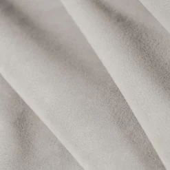 Mazzini Sofas Canapé Velours Aster 3 Places ivoire - 214x102x75 cm