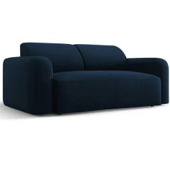 Mazzini Sofas Canapé Velours Jasmin 2 Places bleu roi - 170x95x72 cm