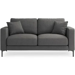 Outlet Mazzini Sofas Canapé Venus 2 Places gris foncé - 158x92x90 cm