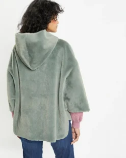 Best Lou Andrea Cape en Fausse Fourrure Hope laurel