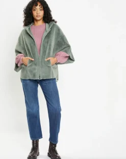 Best Lou Andrea Cape en Fausse Fourrure Hope laurel