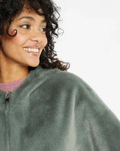 Best Lou Andrea Cape en Fausse Fourrure Hope laurel