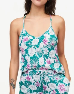 Femme Passionata Caraco Naya imprimé grandes fleurs multicolore