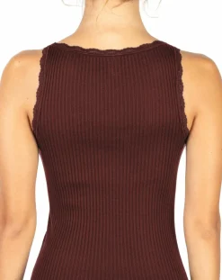 Femme Mare Caraco Vanessa en Laine mélangée rouge bordeaux