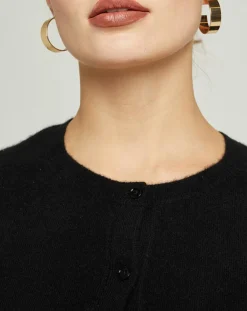 Femme MAX&MOI Cardigan 100% Cachemire Sonia noir