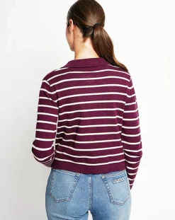 Clearance Assuili Cardigan Audrey bordeaux