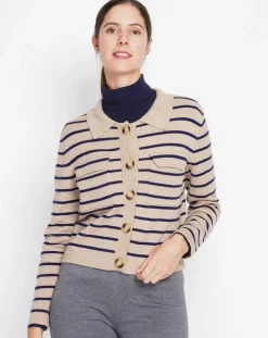 Hot Assuili Cardigan Audrey nougat