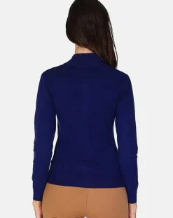 Femme Assuili Cardigan Elisa bleu nuit