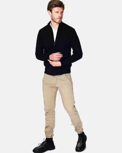 Homme C&Jo Cardigan en Cachemire mélangé Corentin noir
