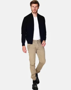 Homme C&Jo Cardigan en Cachemire mélangé Corentin noir