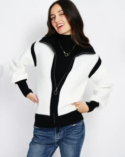 Femme Assuili Cardigan en Cachemire mélangé Claudia naturel