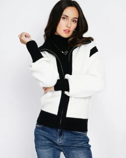 Femme Assuili Cardigan en Cachemire mélangé Claudia naturel