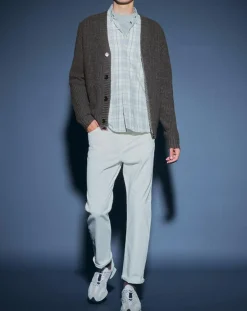 Hot Galeries Lafayette Cardigan en Laine & Cachemire Potecard Gulet Boxy gris foncé