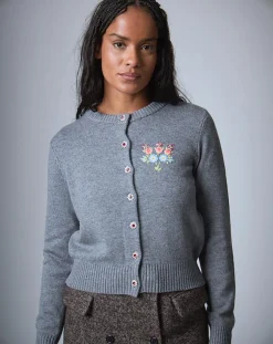 Sale Manoush Cardigan en Laine mélangée Bcbg gris