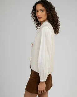 Femme An'ge Cardigan Legringa écru