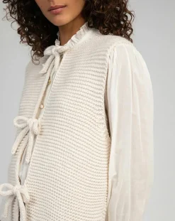 Femme An'ge Cardigan Legringa écru