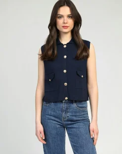 Hot An'ge Cardigan Levamaya marine