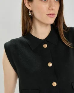 Femme An'ge Cardigan Levamaya noir