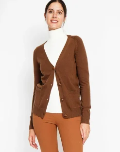 Outlet Assuili Cardigan Manon marron