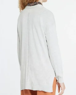 Femme Yerse Cardigan O-Bondi gris clair