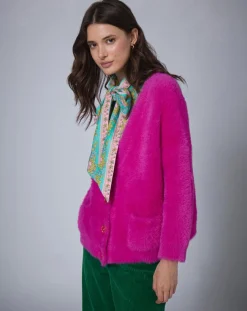 Femme Manoush Cardigan Oversize Nounours rose