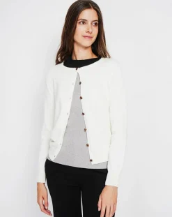 Femme Assuili Cardigan Perrine naturel