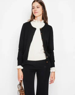 Femme Assuili Cardigan Perrine noir