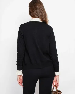 Femme Assuili Cardigan Perrine noir