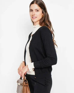 Femme Assuili Cardigan Perrine noir