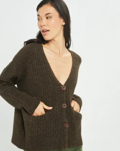 Femme Lauren Vidal Cardigan Seven moka
