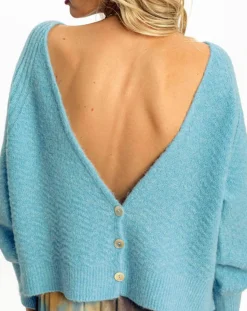 Lauren Vidal Cardigan Store ciel