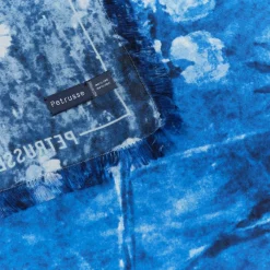 Outlet Petrusse Carré 100% Soie Liv denim - 90x90 cm