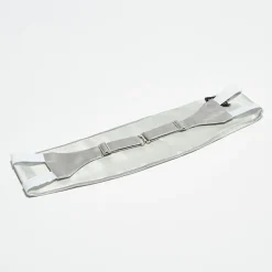 Hot Giorgio Armani Ceinture de Smoking 100% Soie Rafael argentée