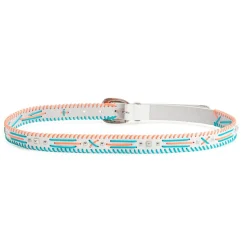 Wild Ceinture en Cuir Dinka blanche