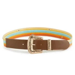 Femme Wild Ceinture en Cuir Eneko marron