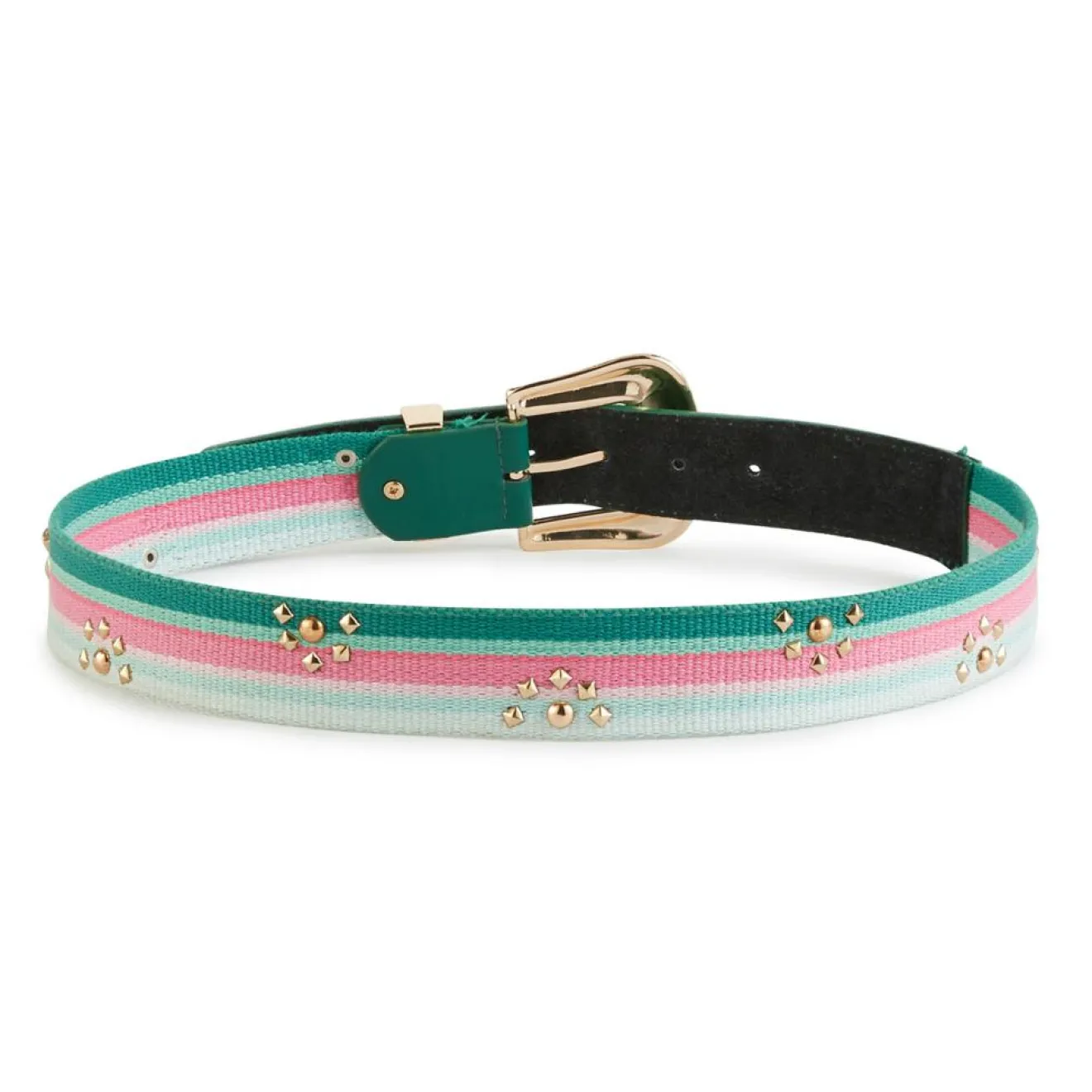 New Wild Ceinture en Cuir Eneko verte