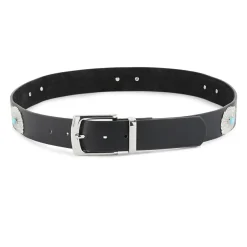 Femme Wild Ceinture en Cuir Kishi noire