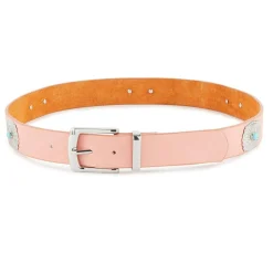 Best Wild Ceinture en Cuir Kishi rose